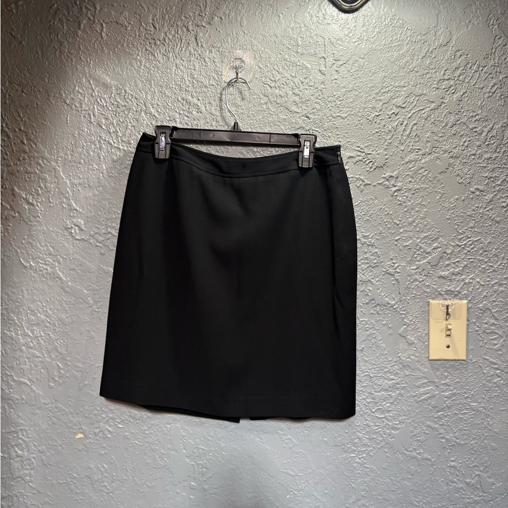 Apostrophe Elegant Black Pencil Skirt
